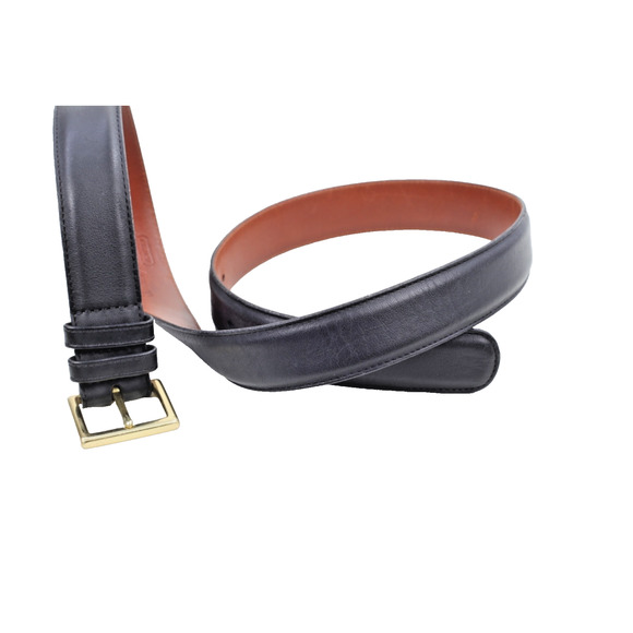 Vintage Coach Black Cowhide Leather Waist Belt Size 36 / 90 Classic Buckle main image 8